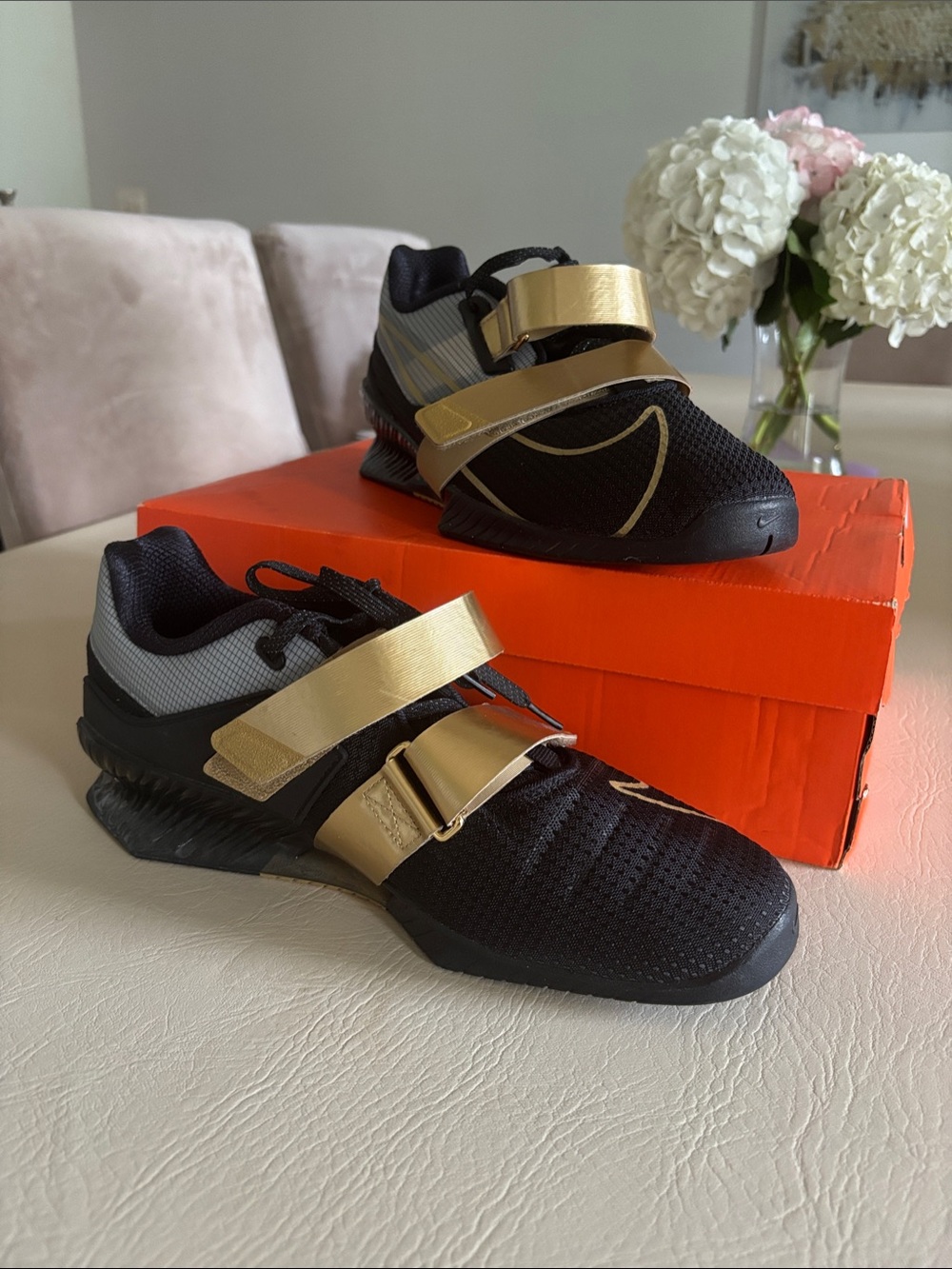 Nike Romaleos 4 Men's Black and Gold size 11 - Picture 1 of 7